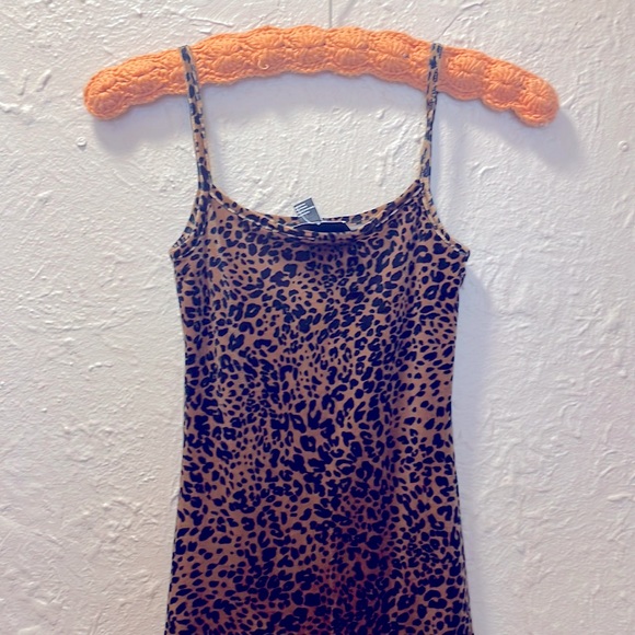 NWT Leopard Spaghetti Strap Bodysuit - Picture 5 of 10